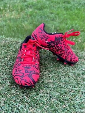Puma x Christian Pulisic Kids' Tacto II Soccer Cleats,Size 11, Youth,Red & Black